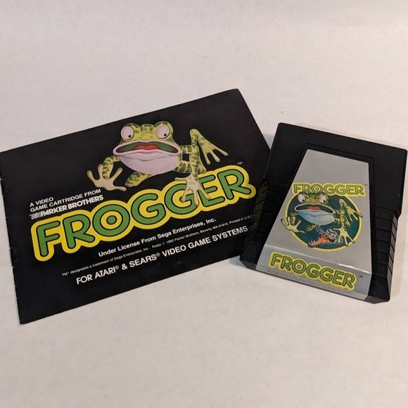 Other - Vintage Atari 2600 Frogger With Game & Rare Manual Untested Activision 1982